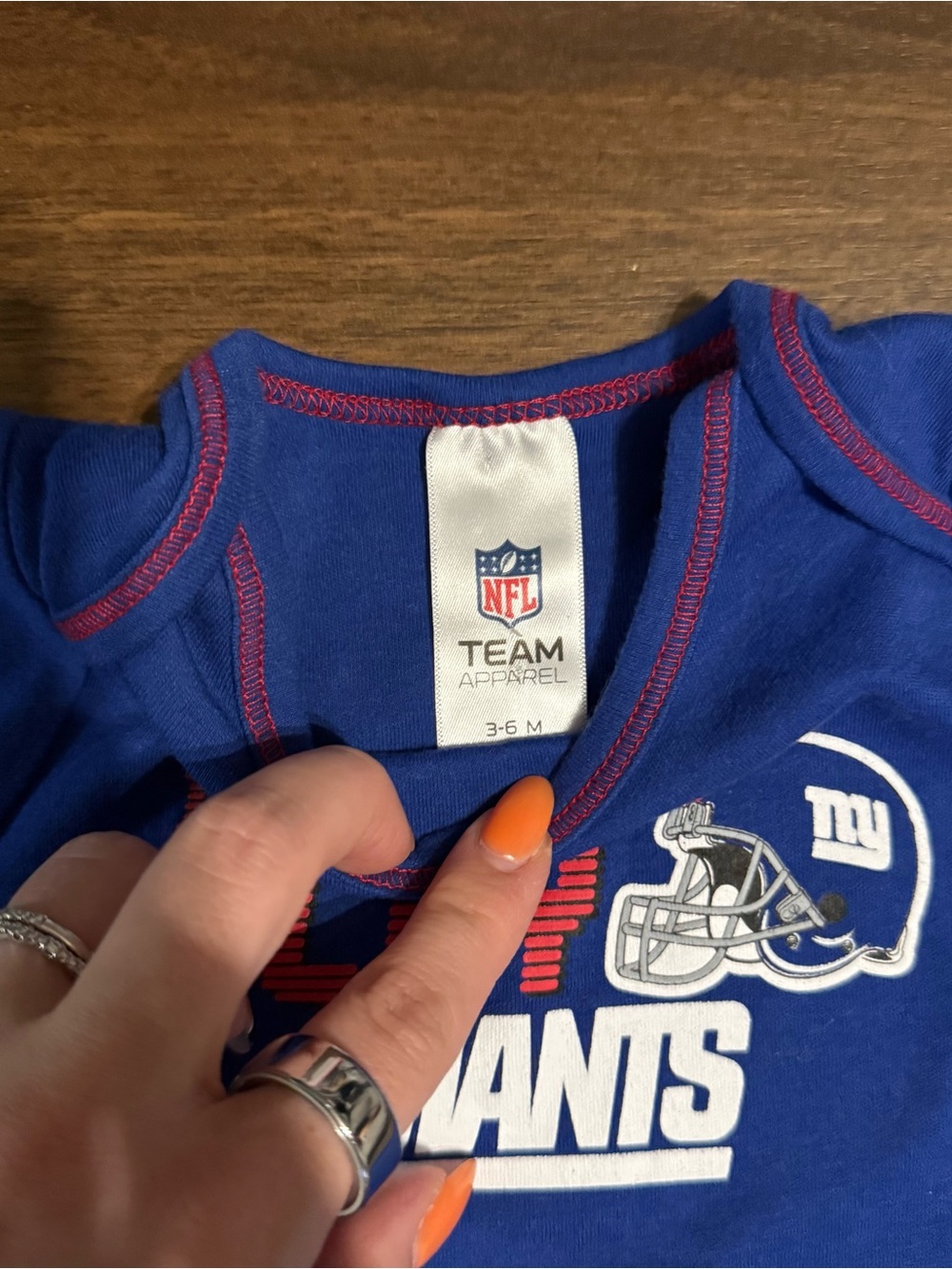 Baby boy New York giants onesie - Picture 3 of 3